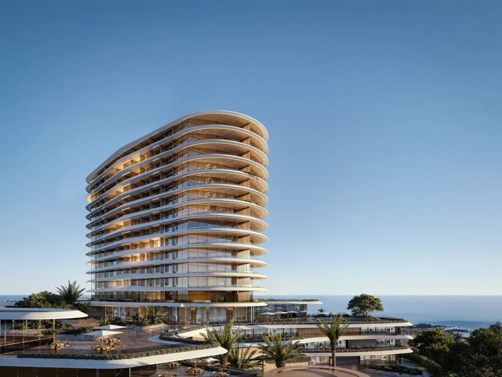 Render of the TUI Hilltop hotel planned for Sibaya