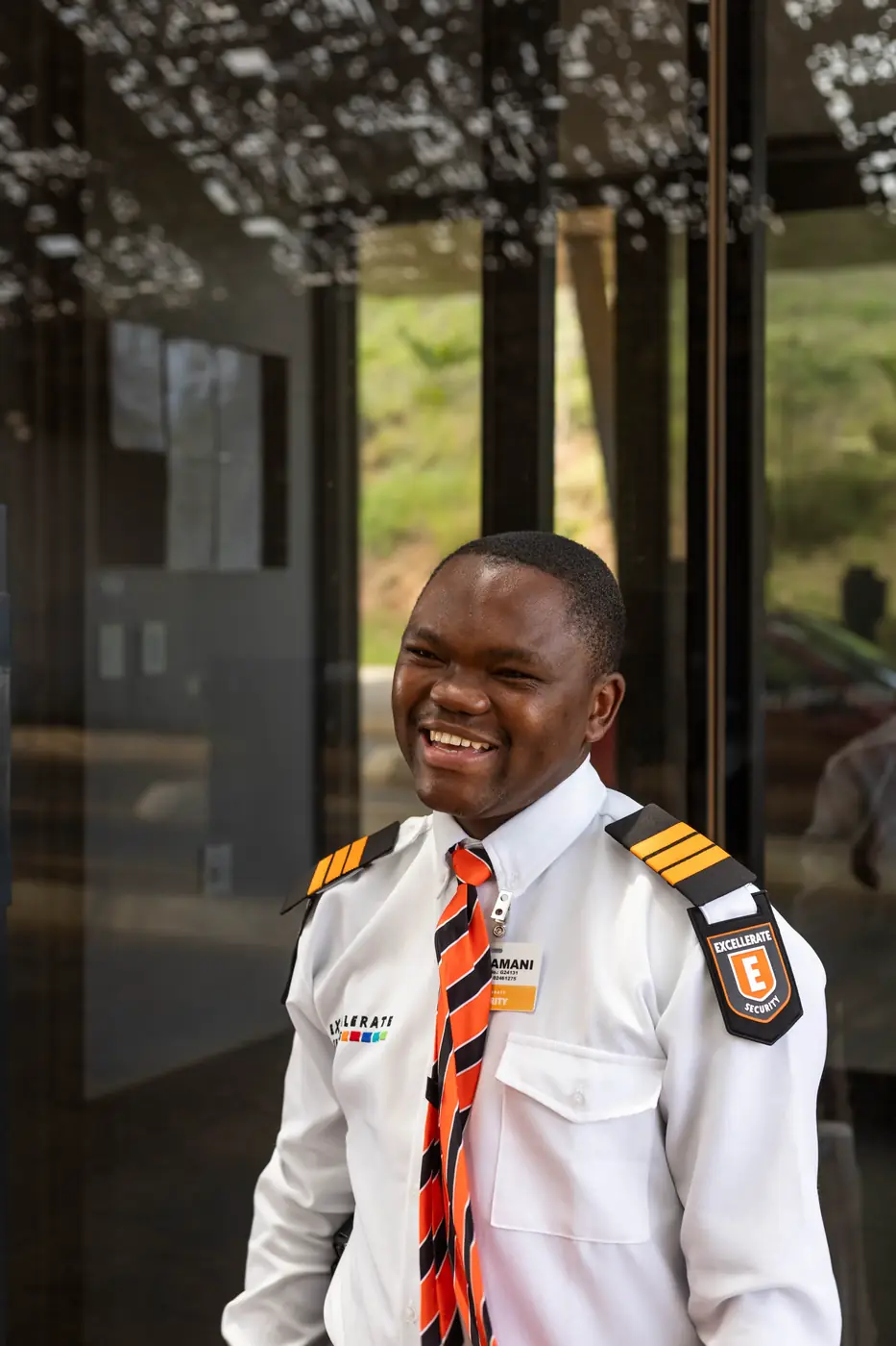 A Capri Village security officer at the village gate
